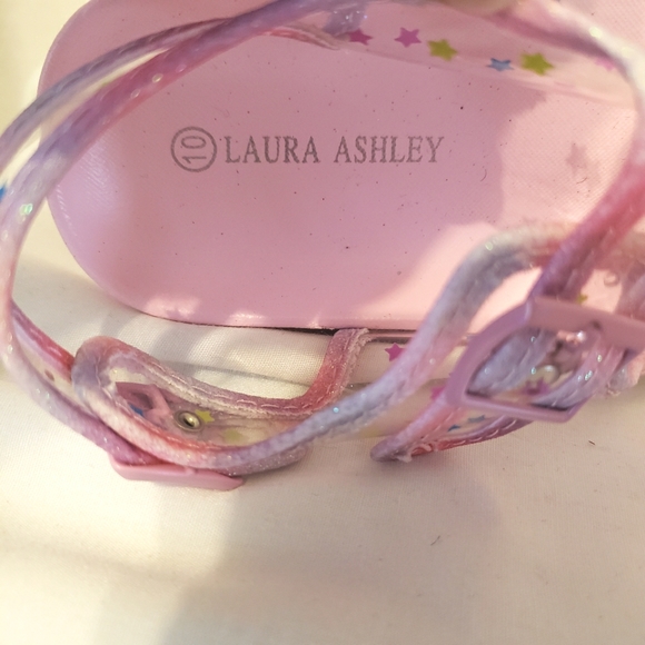 Laura Ashley Stars Toddler Girls Sandals Pink Multicolor Size:T-10. NWOT. - Picture 9 of 10